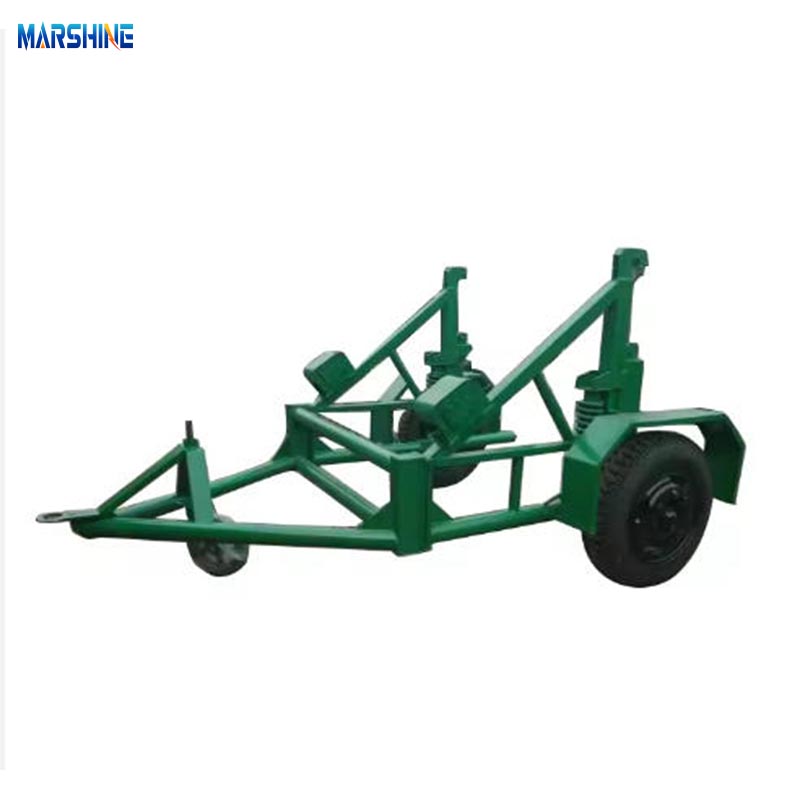 케이블 드럼을 트레일러에 적재하려면 어떤 단계가 필요합니까?