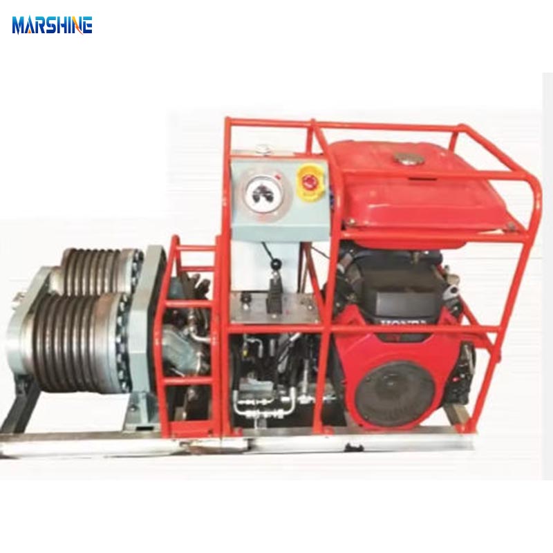5ton 더블 Capstan 가솔린 케이블 윈치